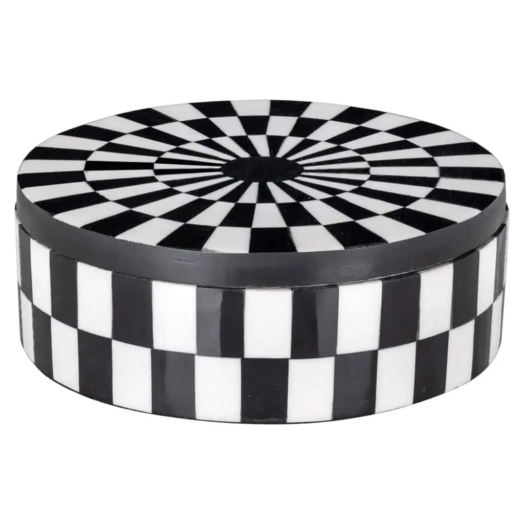 - Opbergdoos Nore black/white