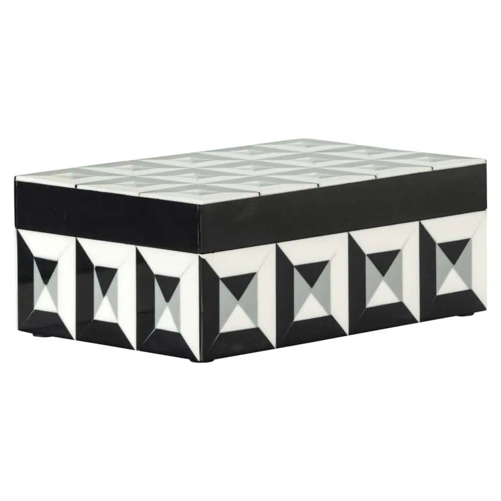 - Opbergdoos Licia black/white