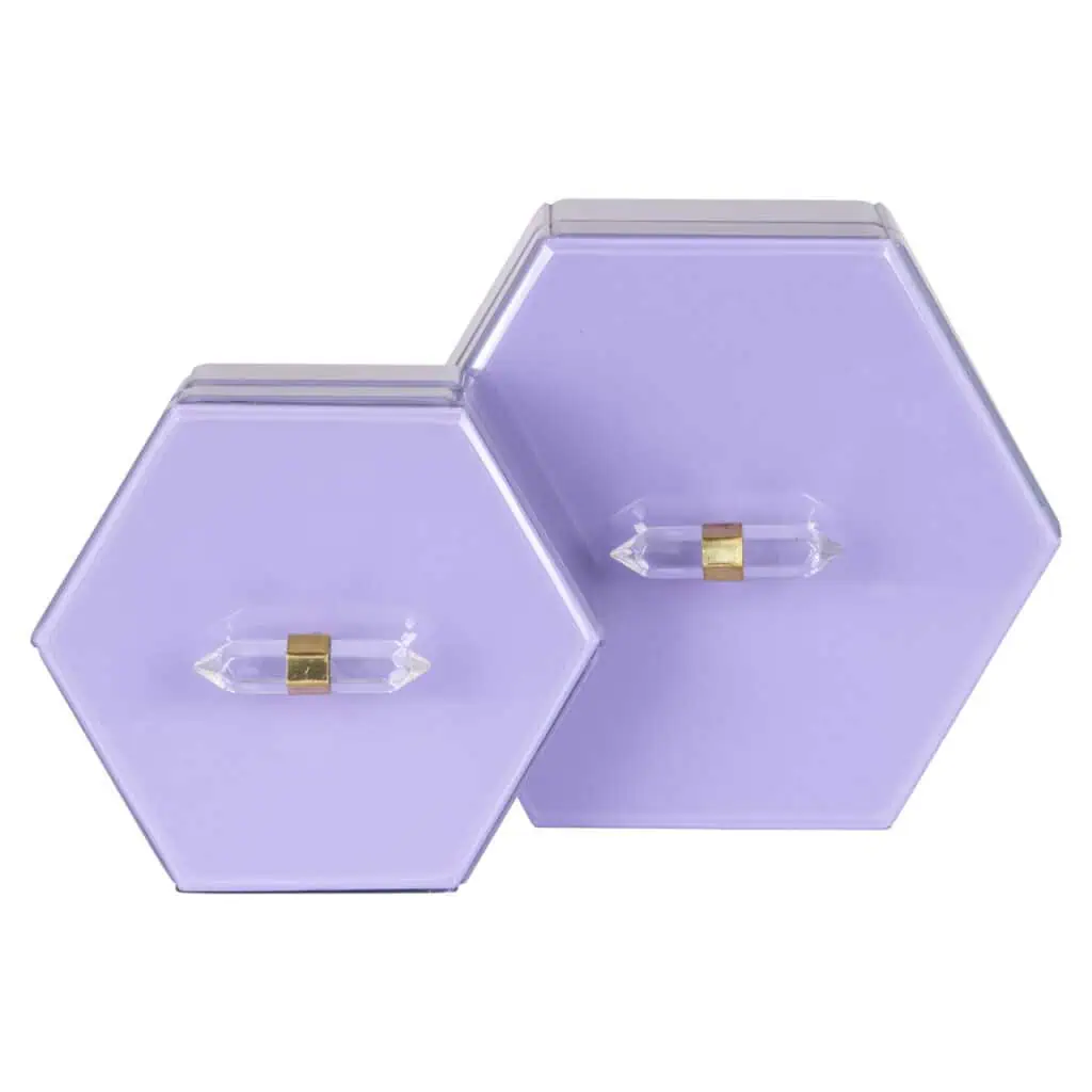 - Opbergdoos Jutta purple small