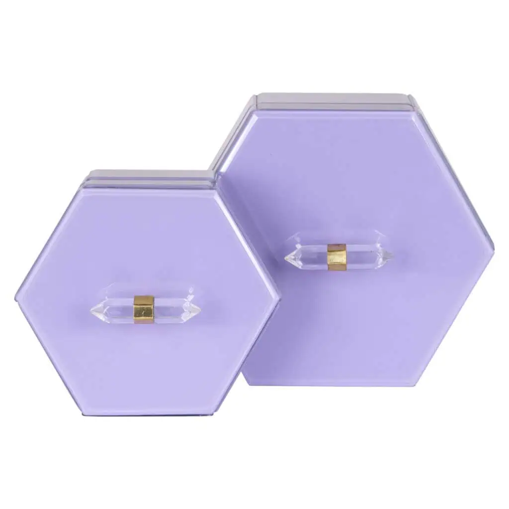 - Opbergdoos Jutta purple large