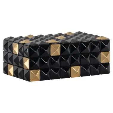 - Opbergdoos Velicia black/gold