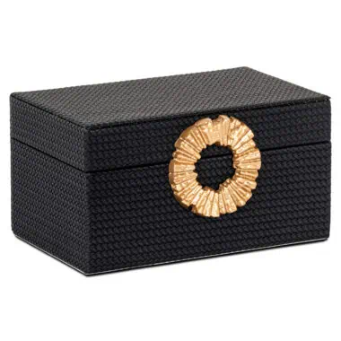 - Opbergdoos Amal black/gold small