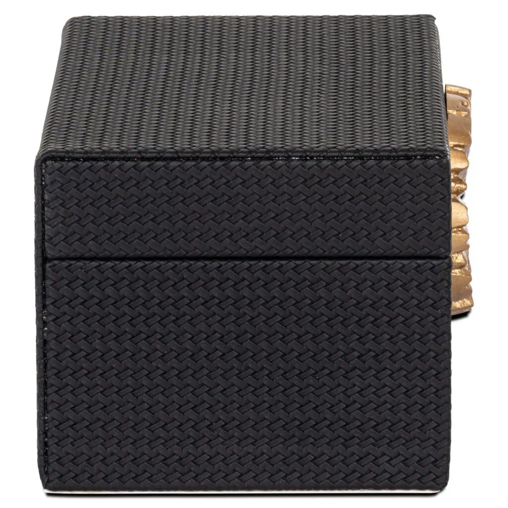 - Opbergdoos Amal black/gold small