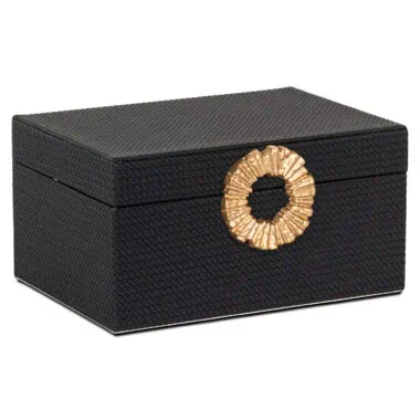 - Opbergdoos Amal black/gold large