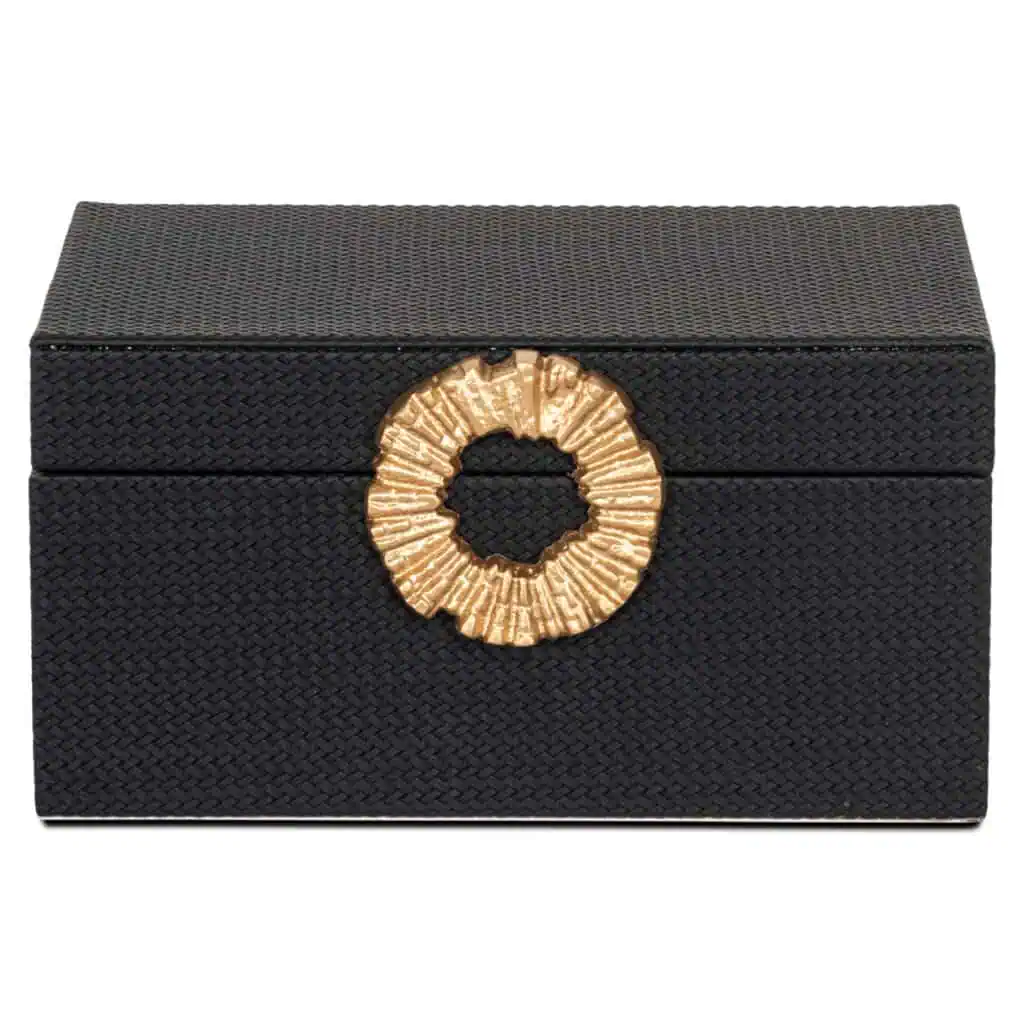 - Opbergdoos Amal black/gold large