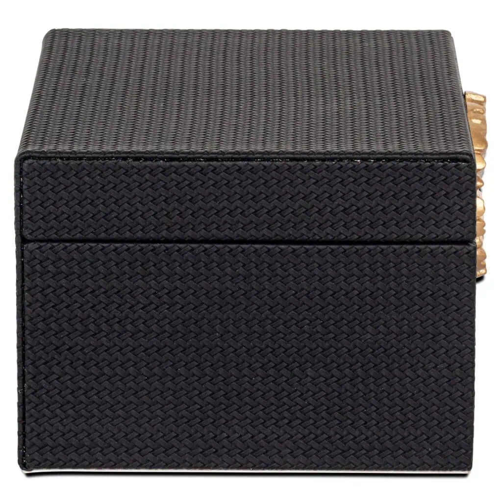 - Opbergdoos Amal black/gold large