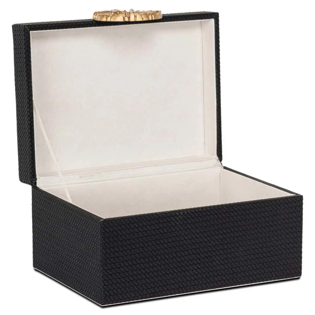 - Opbergdoos Amal black/gold large