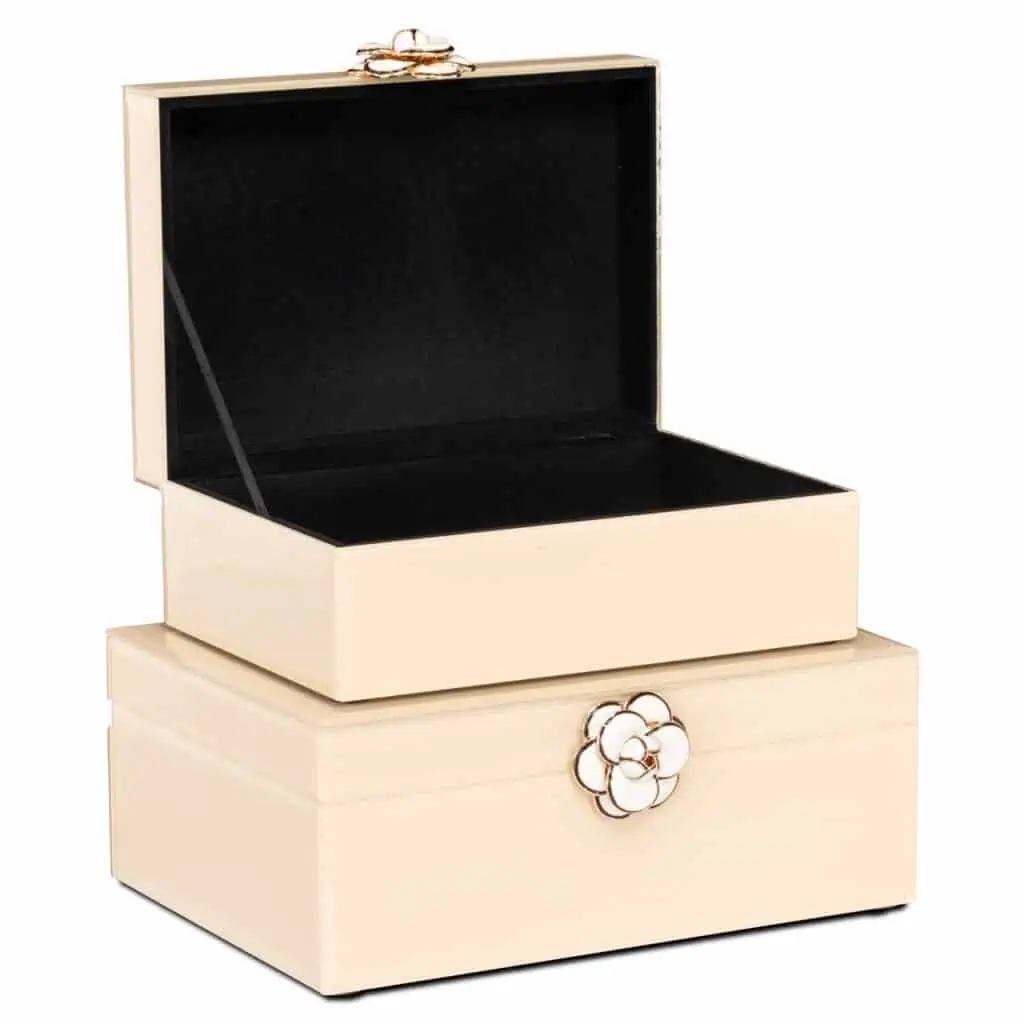 - Opbergdoos Abbey ivory large