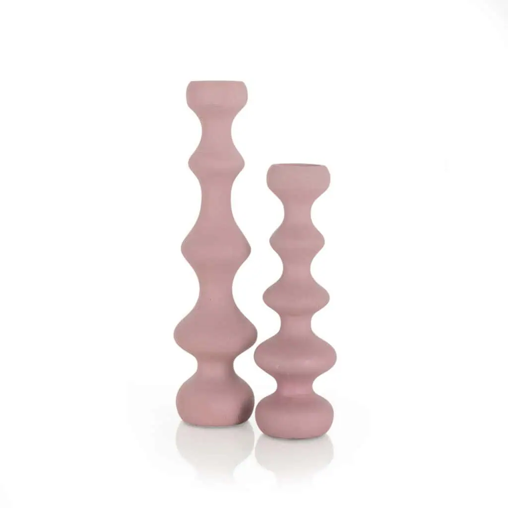 - Kandelaar Bijou pink small