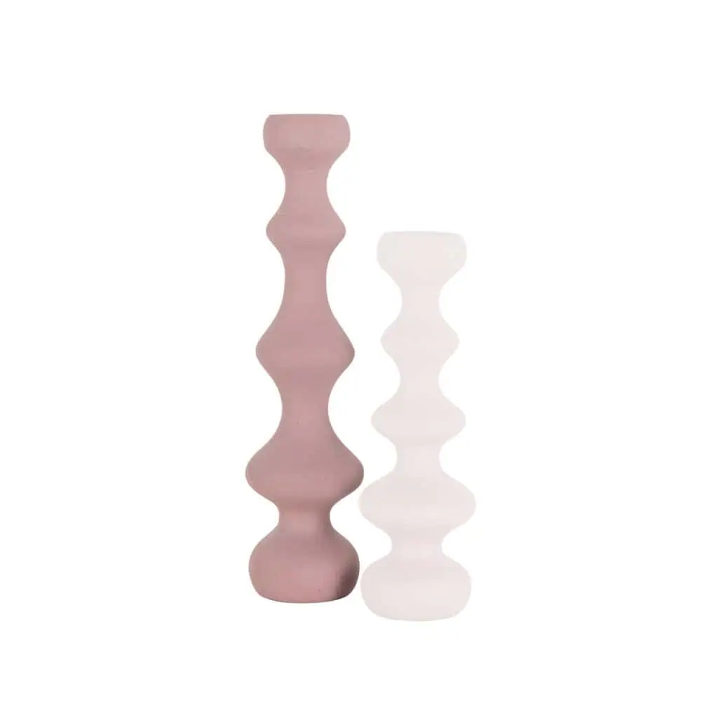 - Kandelaar Bijou pink large