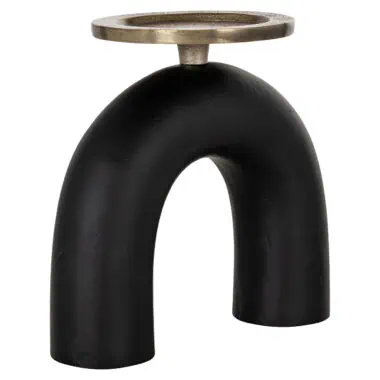 - Kandelaar Livi black/gold small