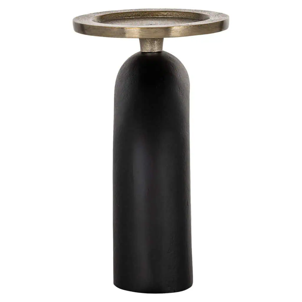 - Kandelaar Livi black/gold small