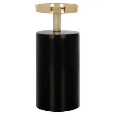 - Kandelaar Caya black/gold large
