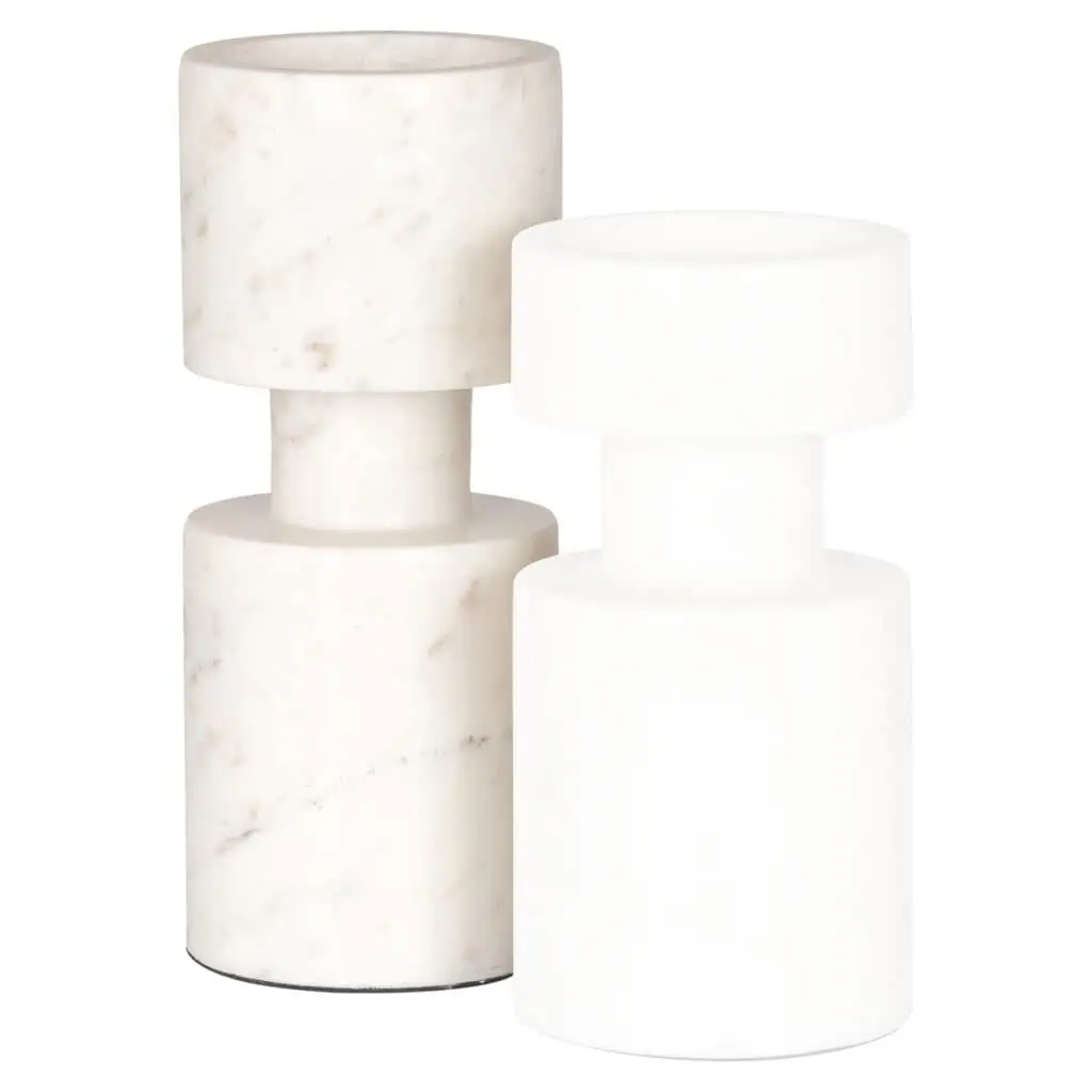 - Kandelaar Melle white large