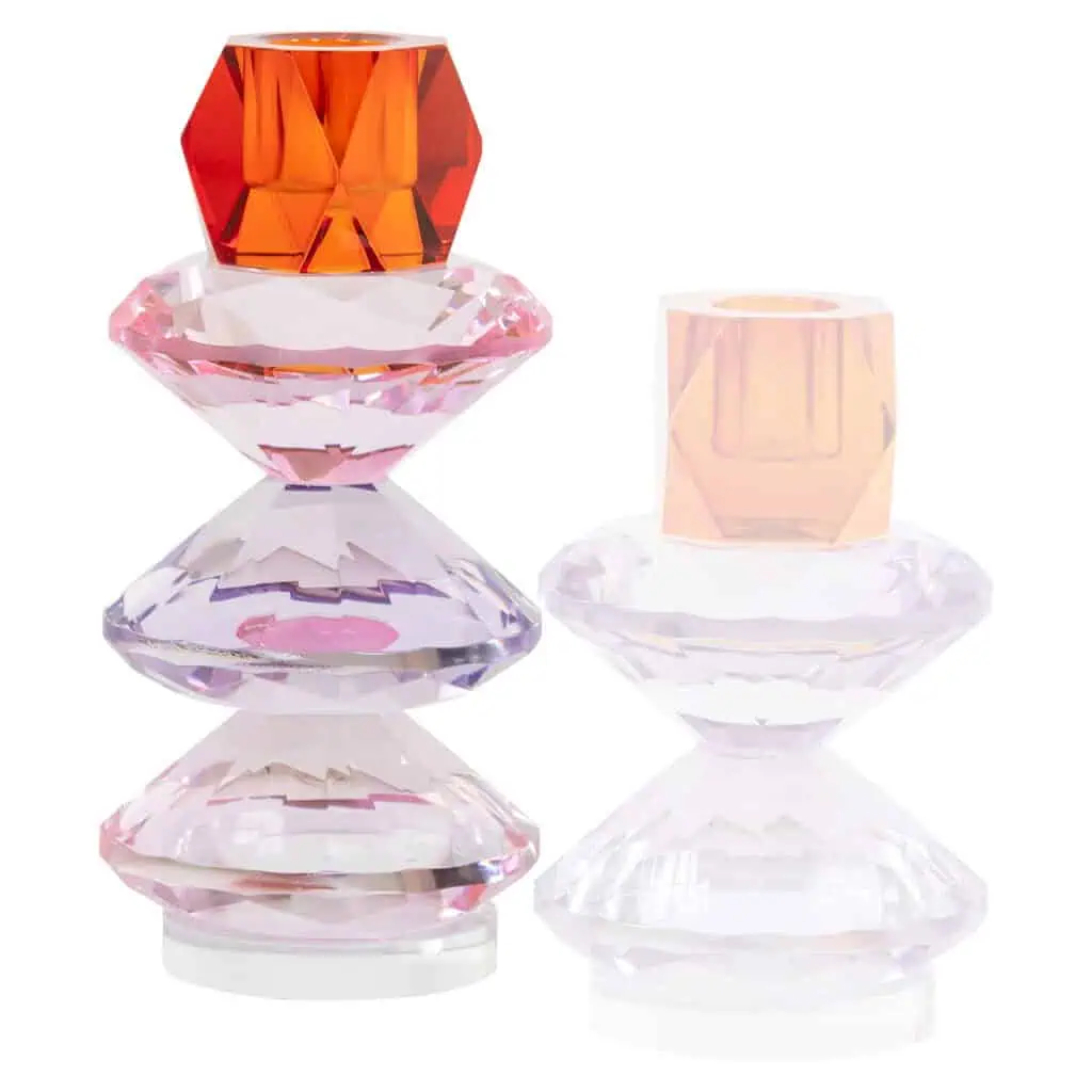 - Kandelaar Yalena pink large