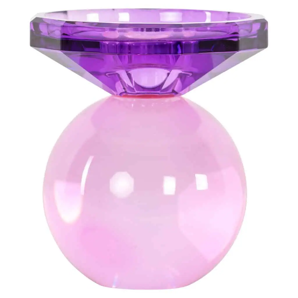- Kandelaar Una pink