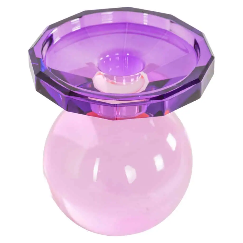- Kandelaar Una pink