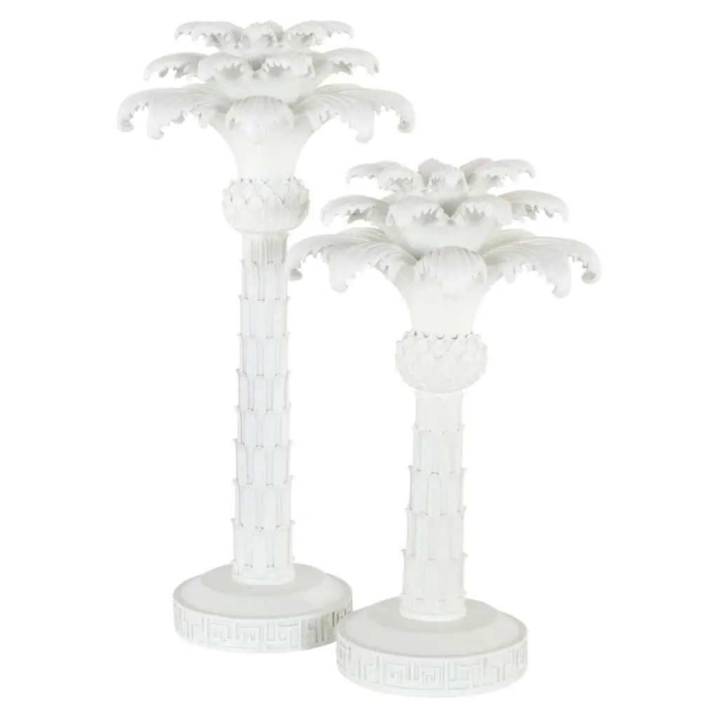 - Kandelaar Palma white large
