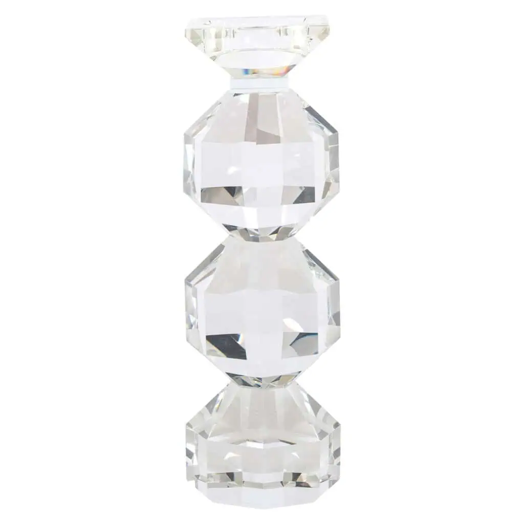 - Kandelaar Safia clear transparent small