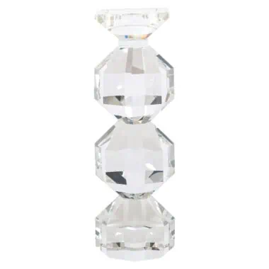 - Kandelaar Safia clear transparent small
