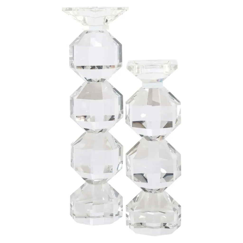 - Kandelaar Safia clear transparent small