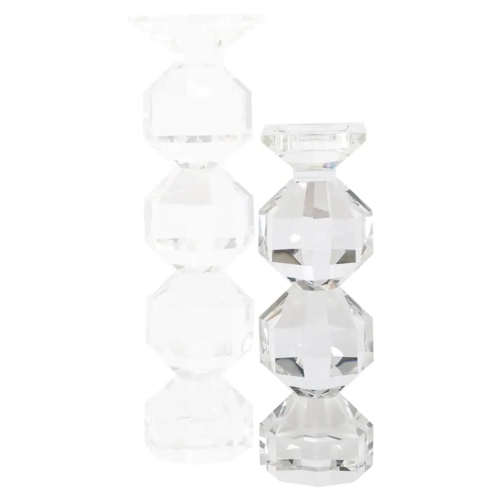 - Kandelaar Safia clear transparent small