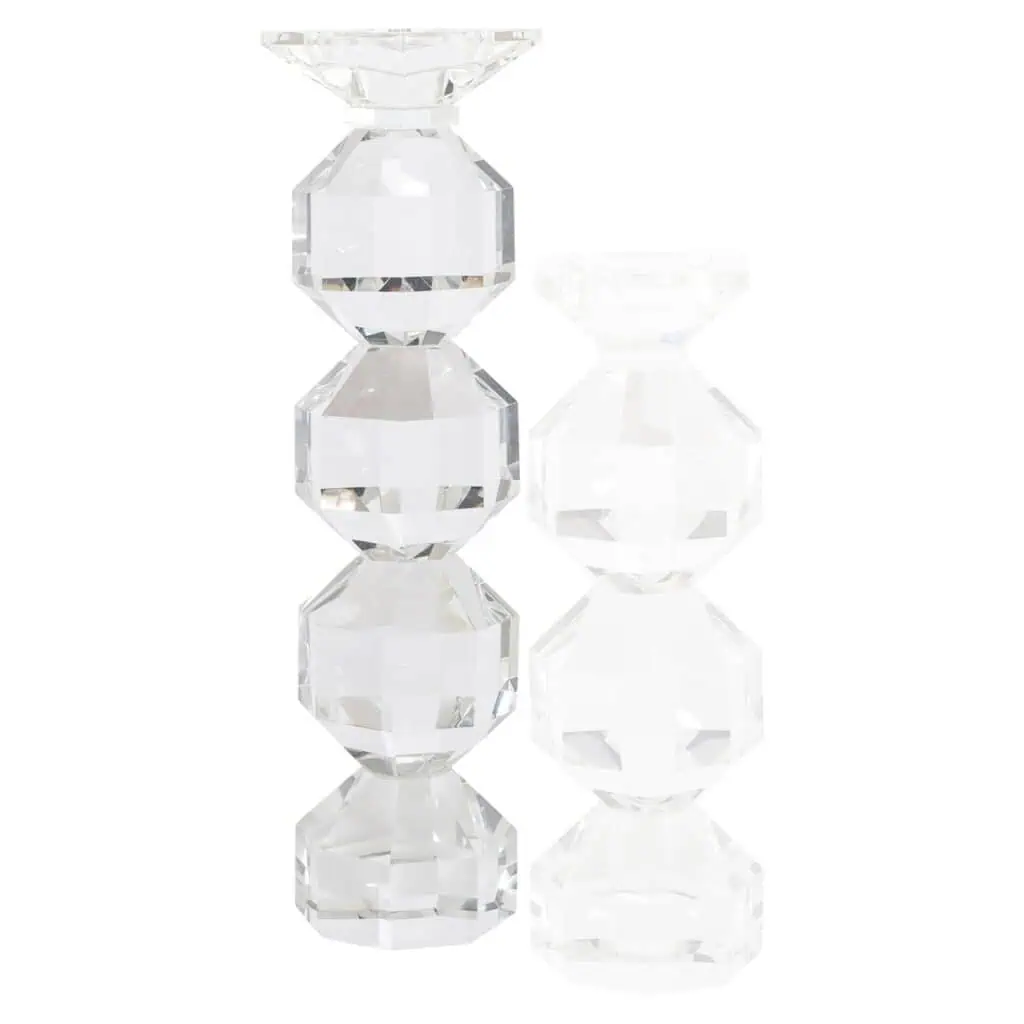 - Kandelaar Safia clear transparent large