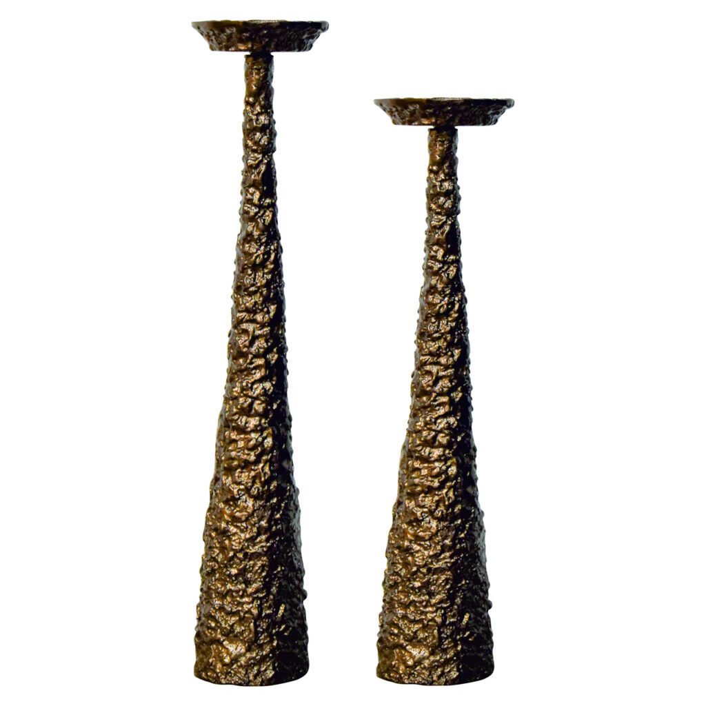 - Kandelaar Moan brushed gold small