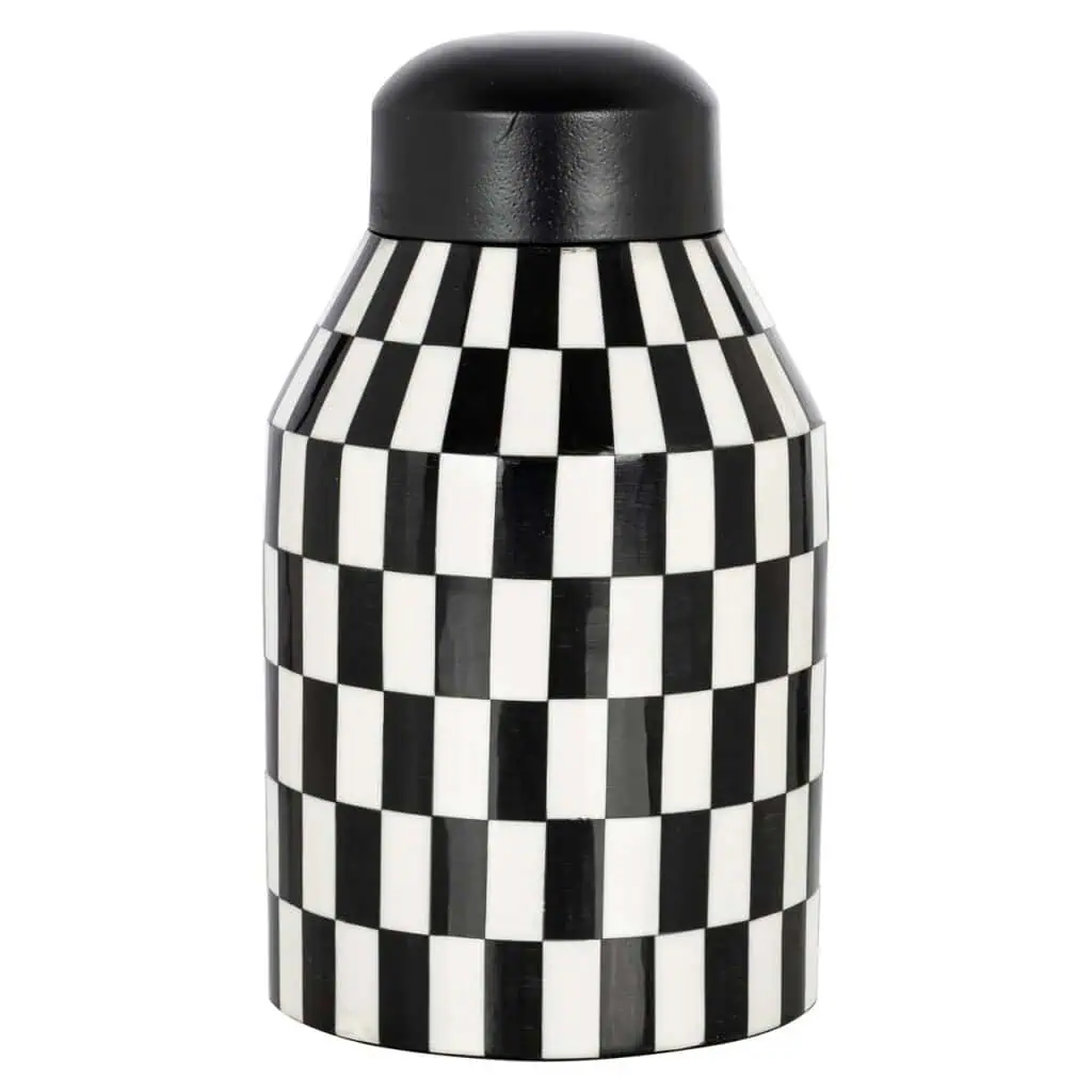 - Opbergdoos Malou black/white small