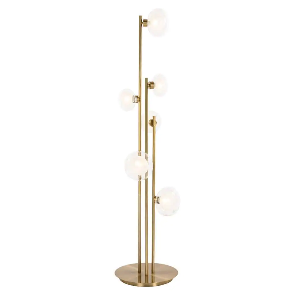- Vloerlamp Luva brushed gold