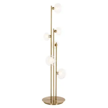 - Vloerlamp Luva brushed gold
