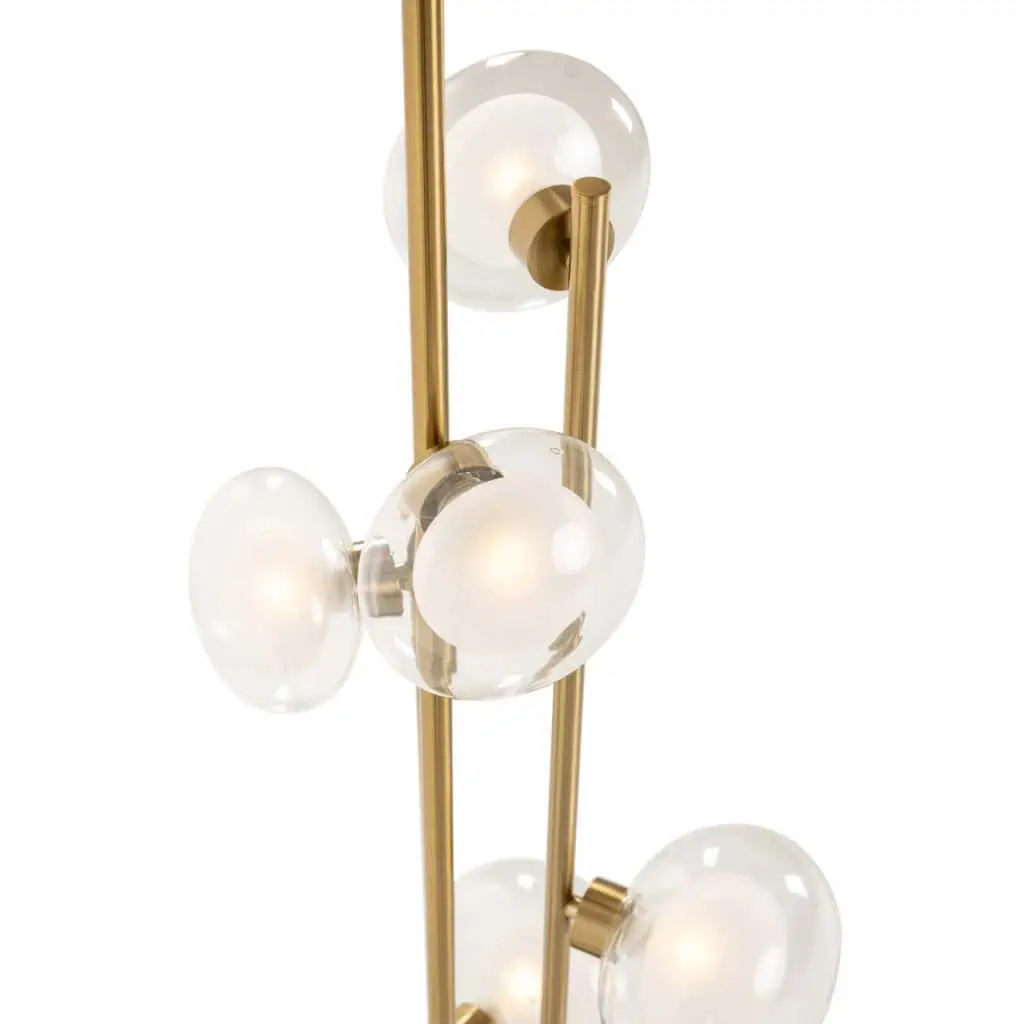- Vloerlamp Luva brushed gold