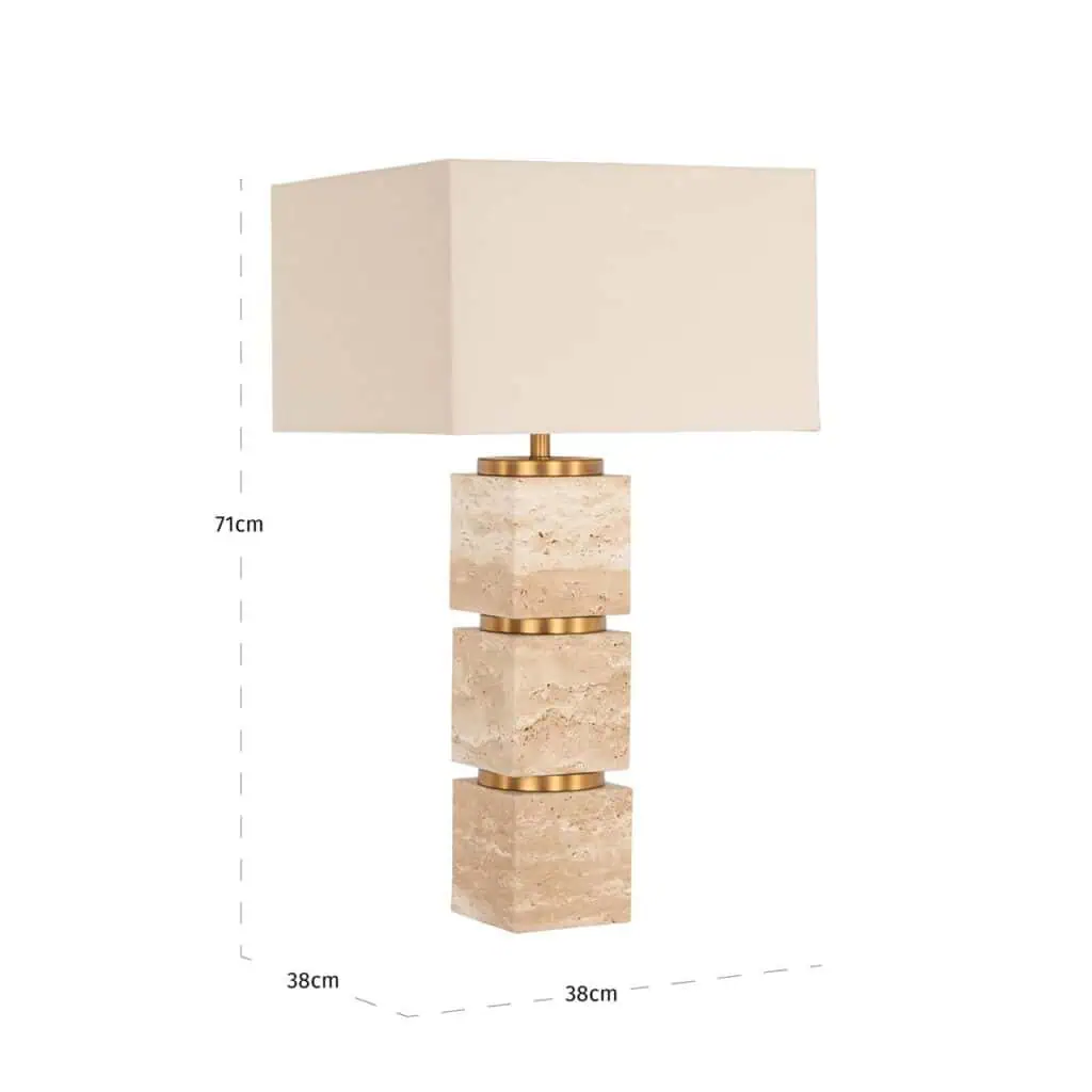 - Tafellamp Jaella beige