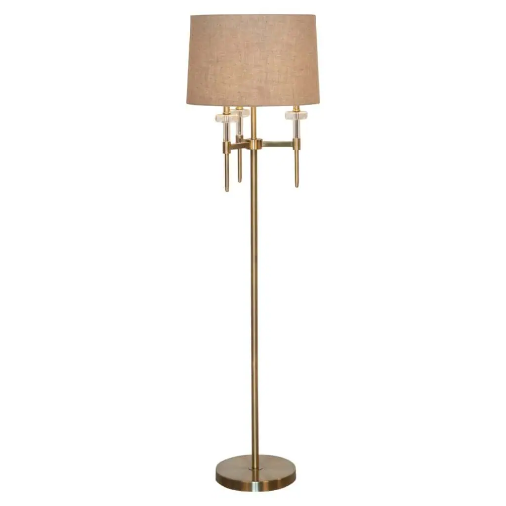- Vloerlamp Josie brushed gold