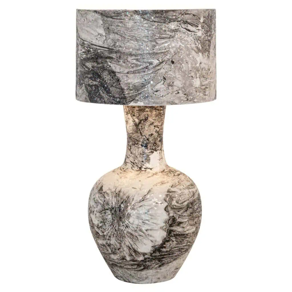 - Tafellamp Cecile black/white