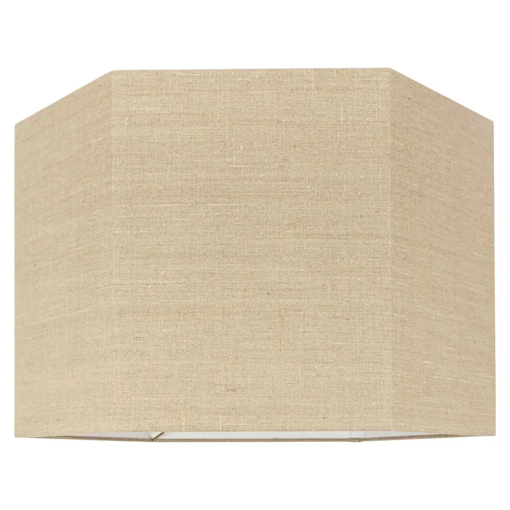 - Lampenkap Sally sand hexagonal XL