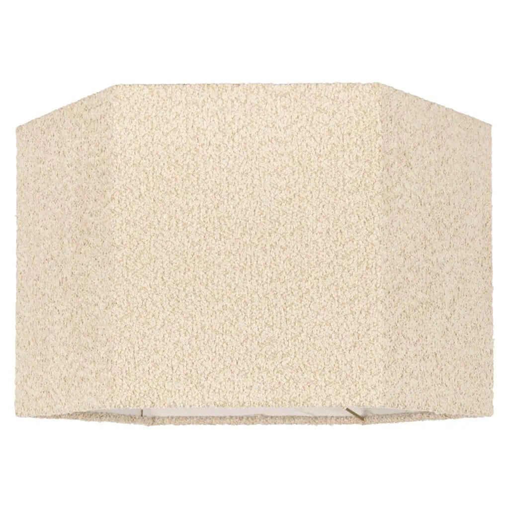 - Lampenkap Miley beige hexagonal