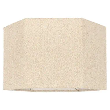 - Lampenkap Miley beige hexagonal