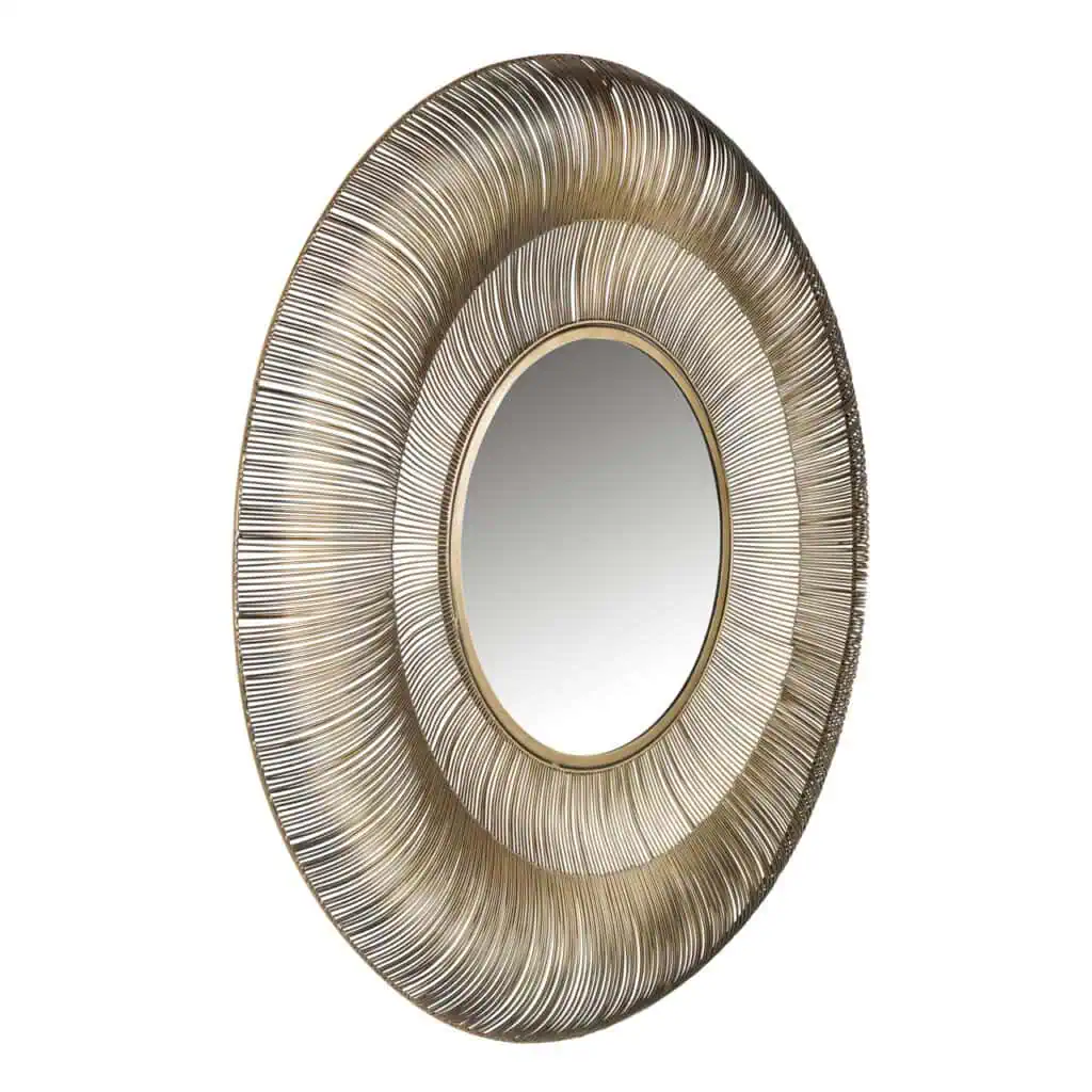 - Spiegel Aliza brushed gold 101Ø