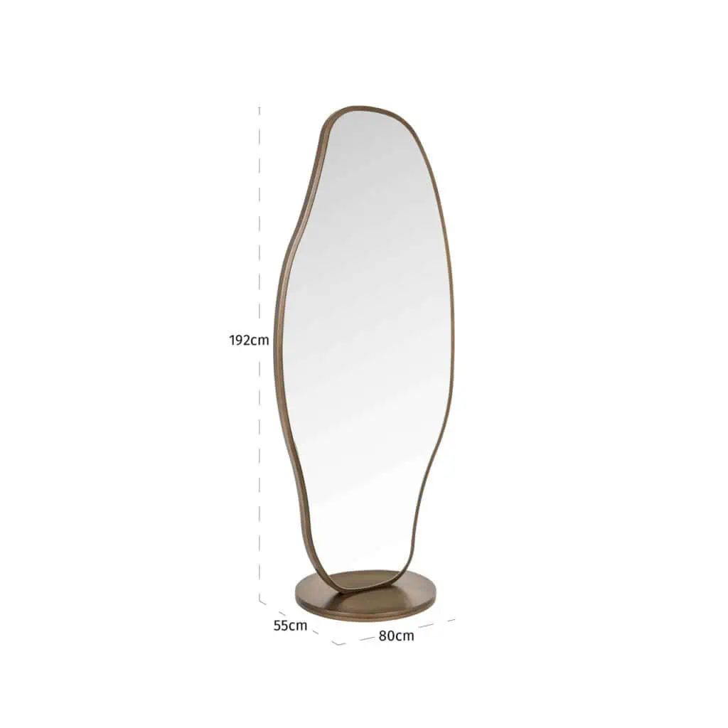 - Spiegel Jalyce brushed gold