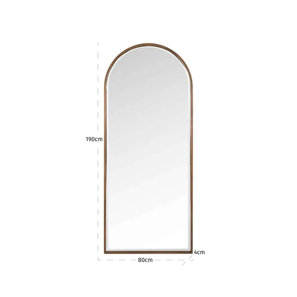 - Spiegel Maylinn brushed gold