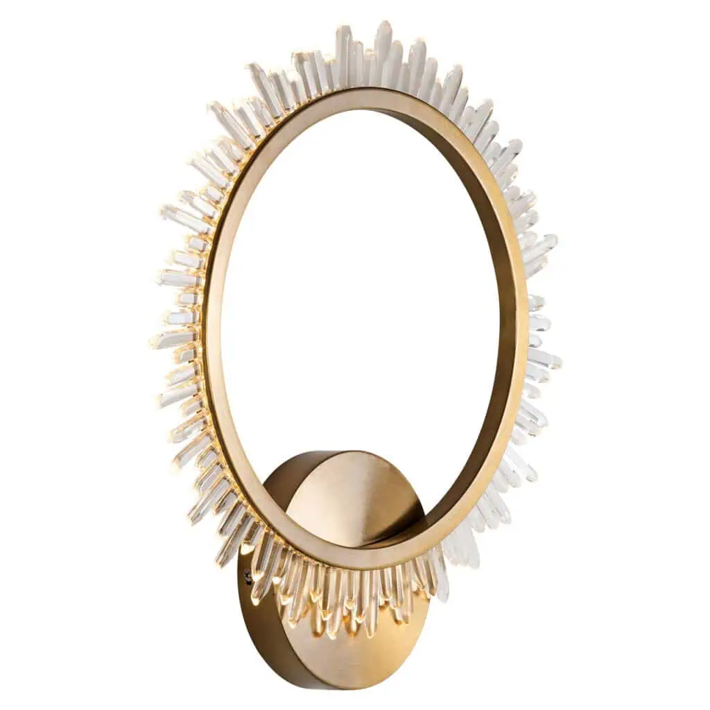 - Wandlamp Beau brushed gold