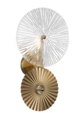 - Wandlamp Otis brushed gold