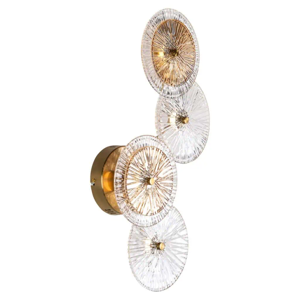 - Wandlamp Linzi brushed gold
