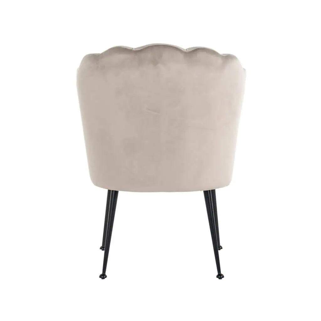 - Eetkamerstoel Pippa khaki velvet