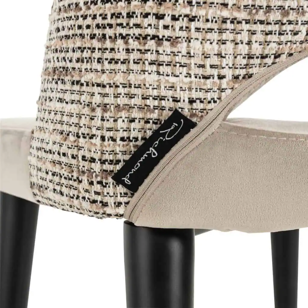 - Eetkamerstoel Tabitha trendy nature fire retardant (Set of 2)