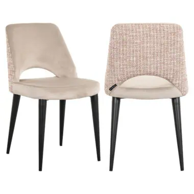 - Eetkamerstoel Tabitha trendy rose (Set of 2)