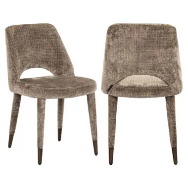 - Eetkamerstoel Cecilia niagara stone fire retardant (Set of 2)