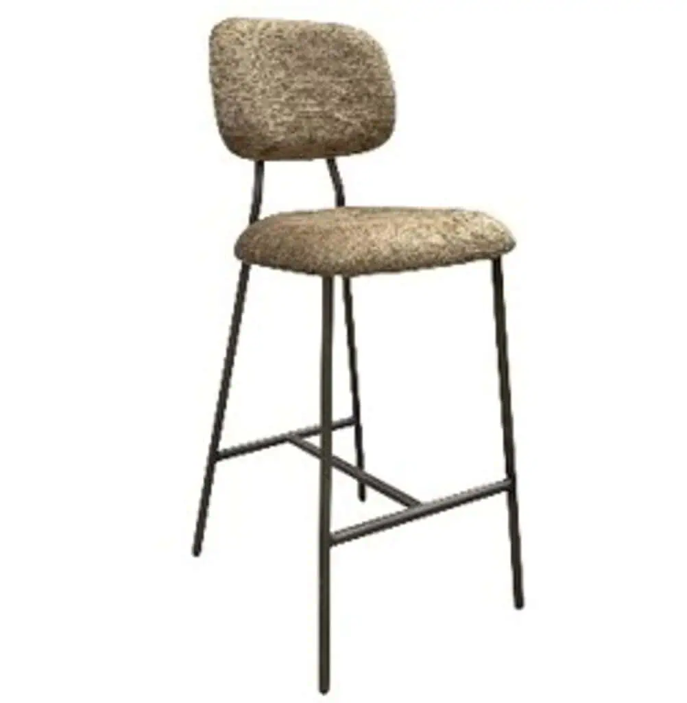- Counterstoel Xenia brandy fusion fire retardant (Set of 2)