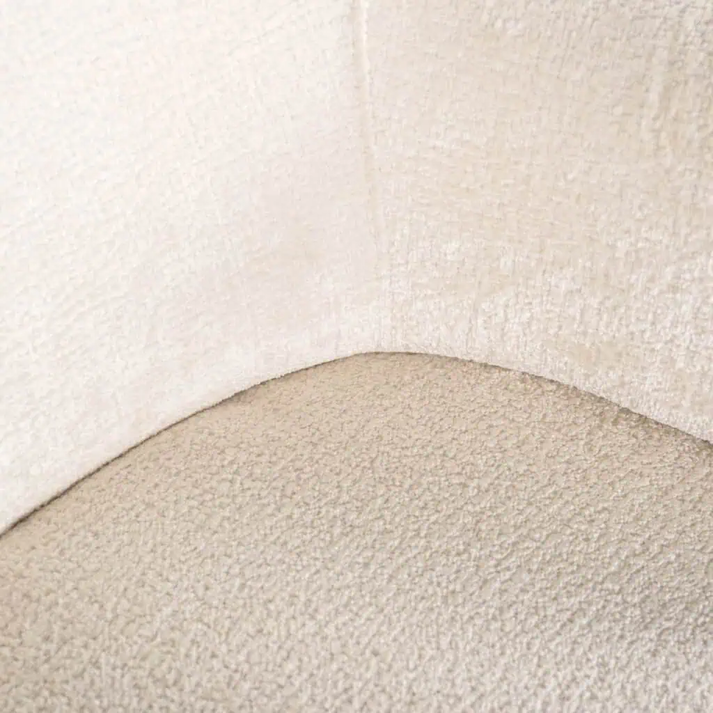 - Lounge stoel Venus white chenille